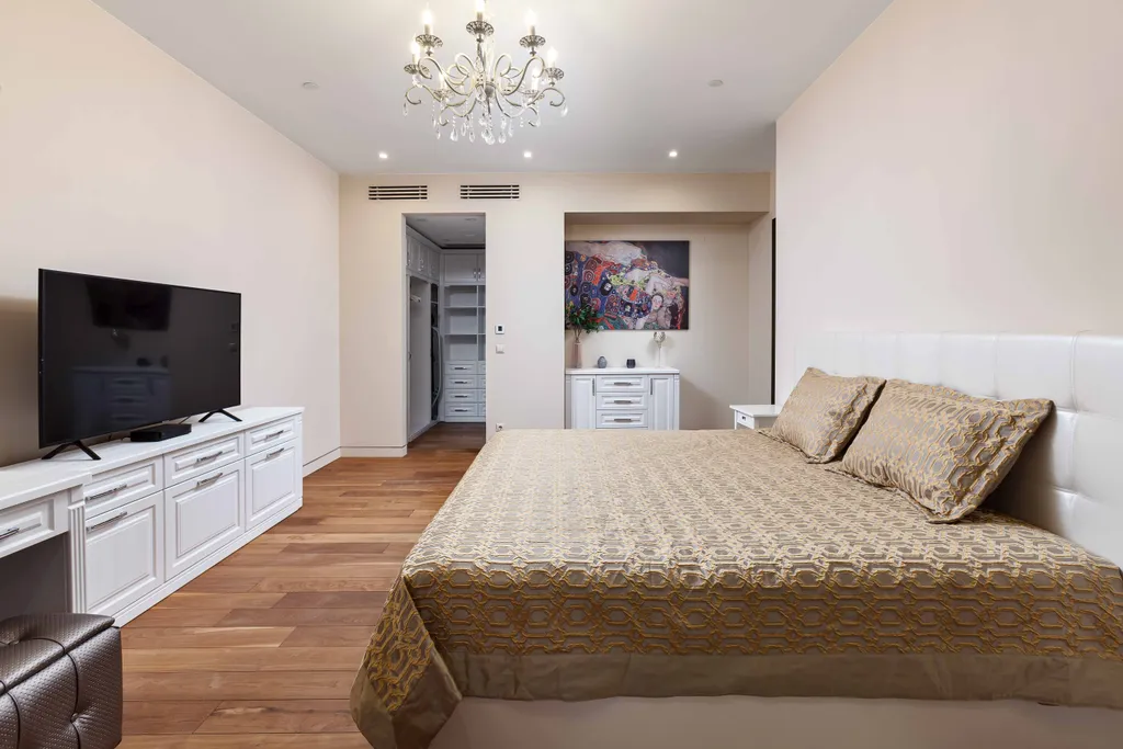 Апартамент в Москва Сити с панорамной ванной