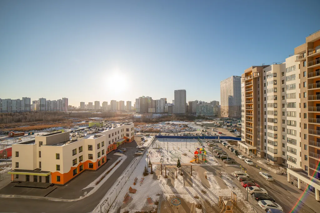 Студия с лоджией на Тенистой 8Б для 4 гостей