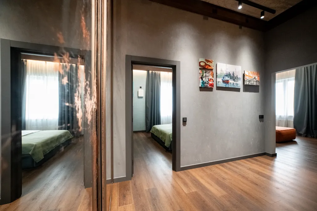 Стильная квартира в стиле Лофт рядом с ТРЦ Планета