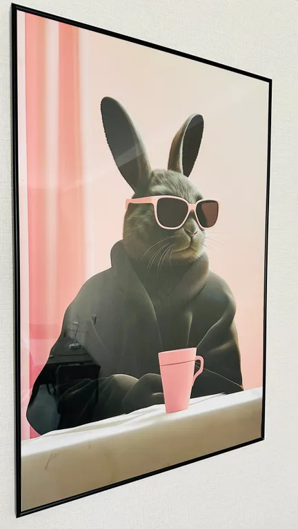 Стильный кролик