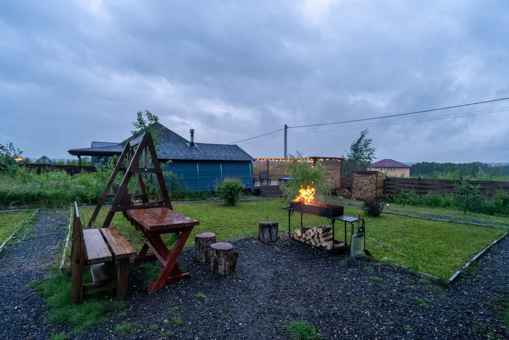 Уютный дом с русской баней и горячей купелью