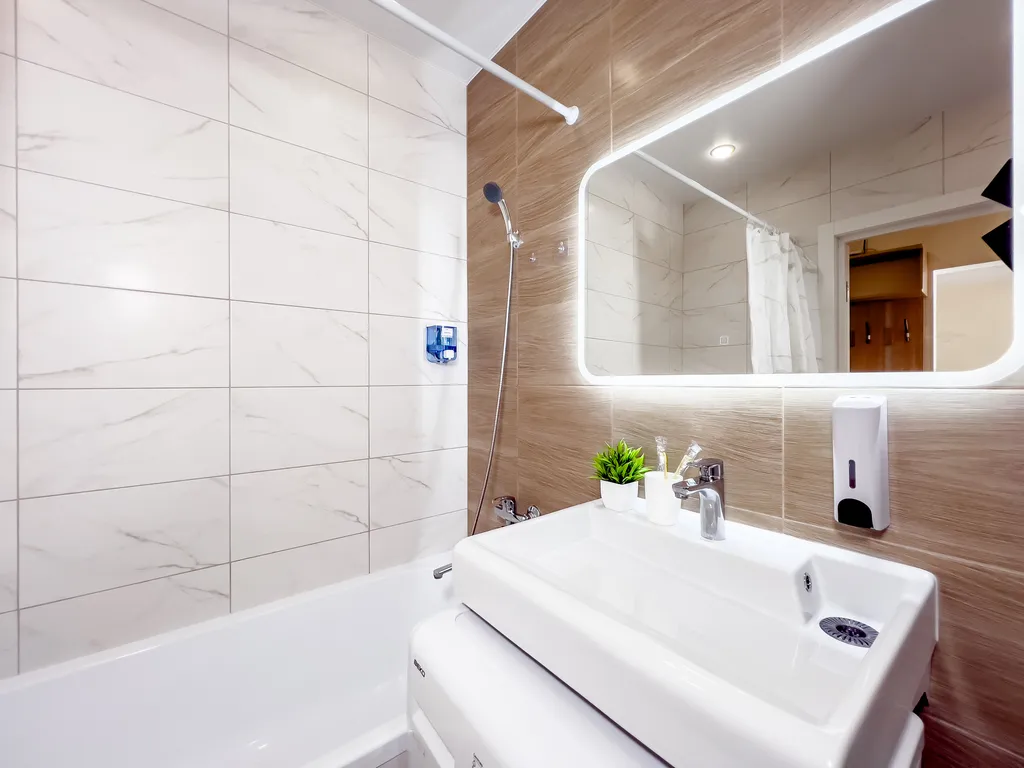 1-комнтаная квартира для 4 гостей рядом с аквапарком Лимпопо