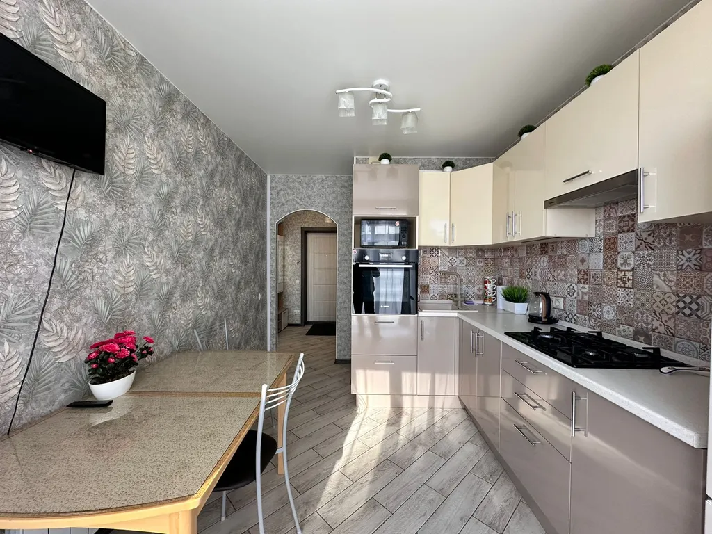 Уютная 1-комнатная квартира в Рязани у Солотчи Современный ремонт, Wi