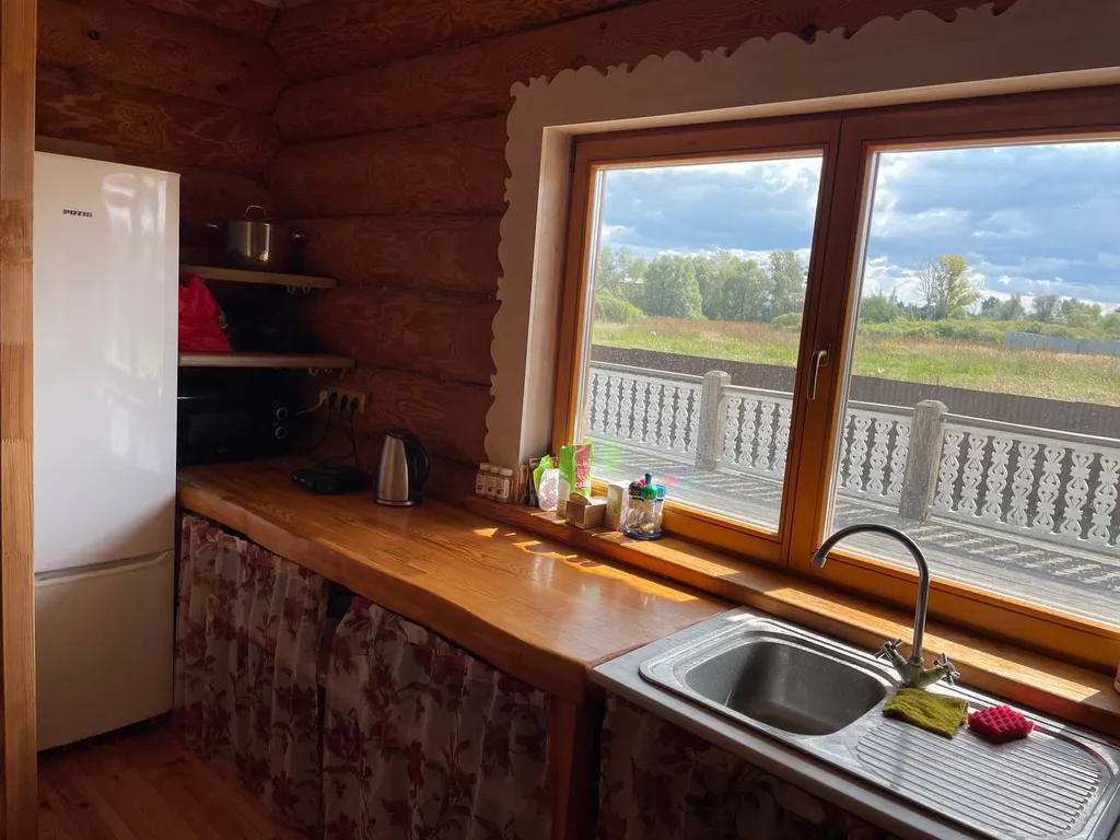 Домик с настоящей русской баней