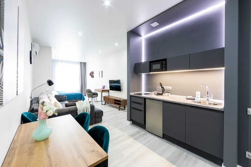 Апартаменты делюкс в клубном доме Vivaldi возле Набережной