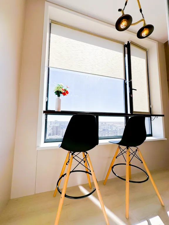 Уютный апартамент с видом с 22 этажа на город