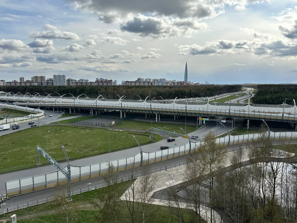 Квартира Квартира Уютная студия с видом на лахта центр — Санкт-Петербург