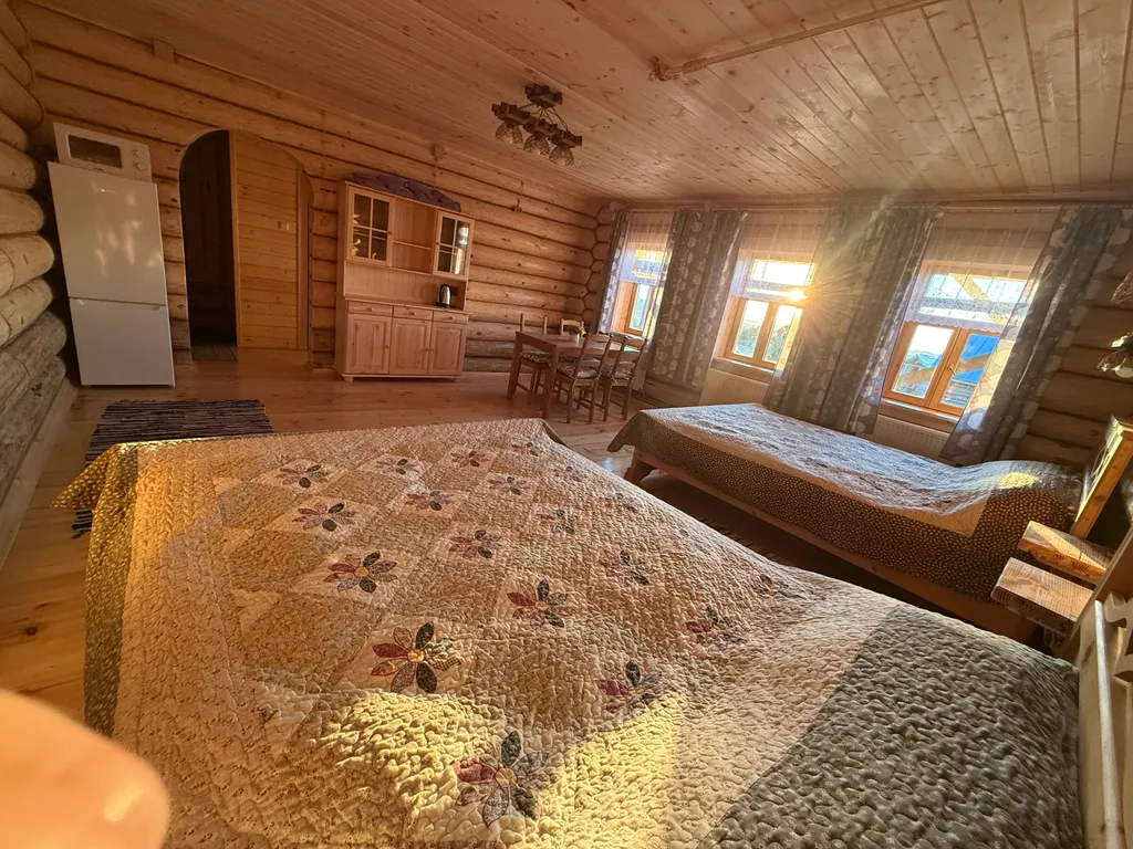 Русская  ИЗБА на берегу реки