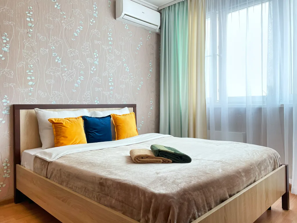 Просторная однокомнатная квартира до 4х гостей, с кондиционером