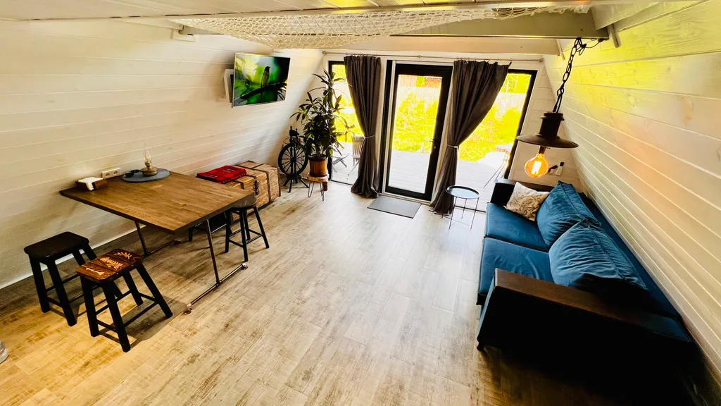 Дом A-Frame с баней