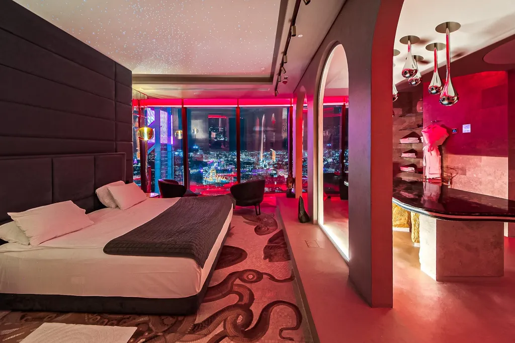 Апартаменты СПА атракцион - 77й этаж Федерация Восток.