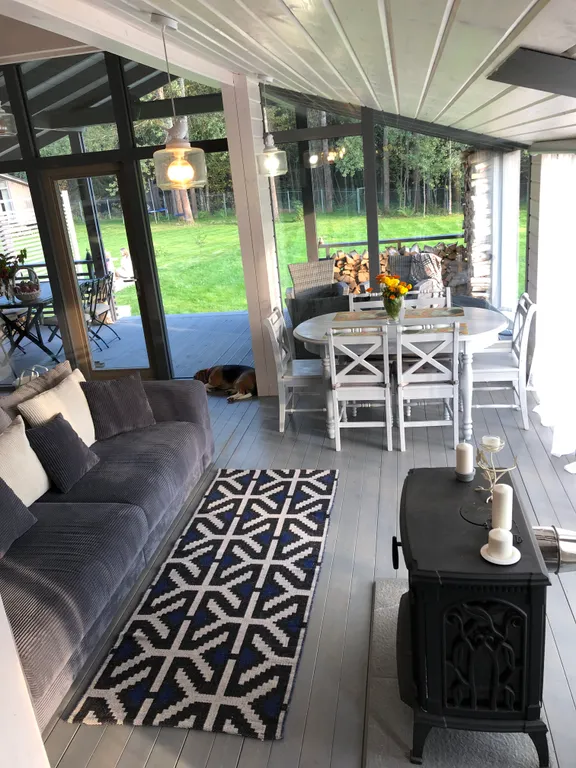 Коттедж Райское гнёздышко с камином — аренда посуточно в Никольское