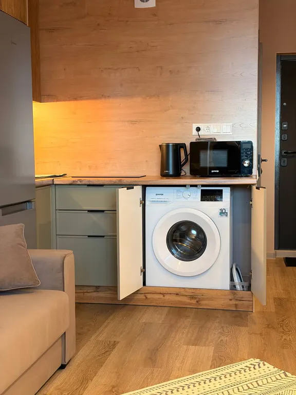 Уютная студия с прекрасным видом на город