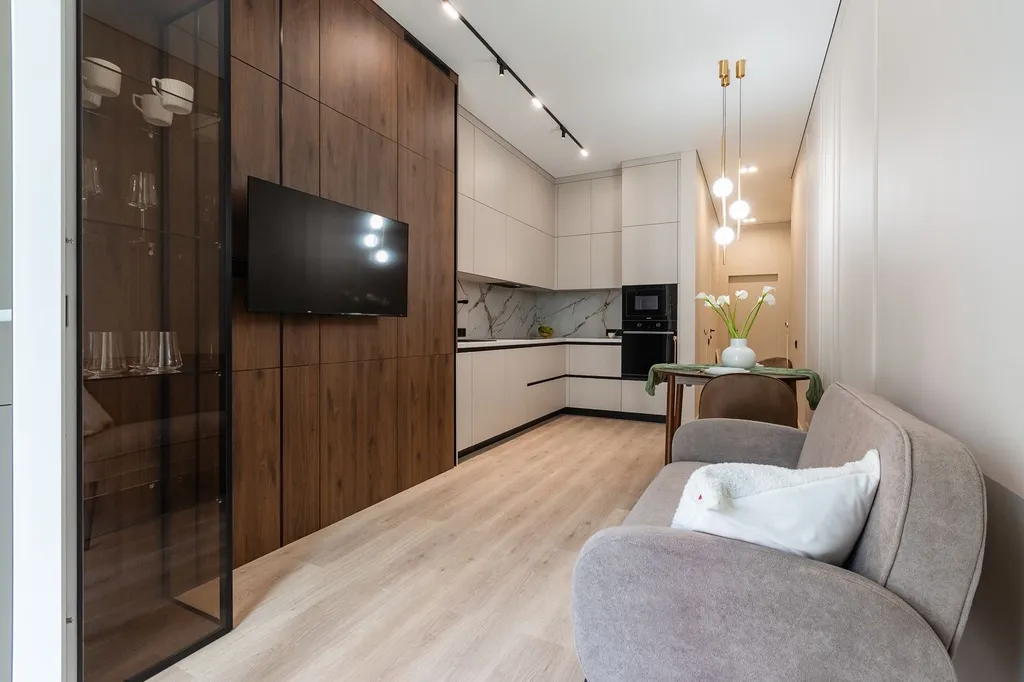 Апартаменты с видом на Парк Победы