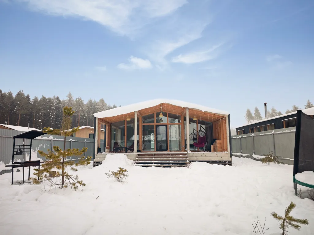 Дом у леса с камином