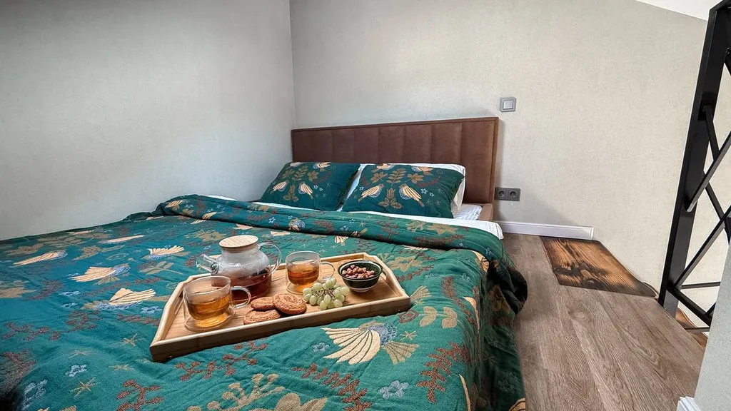 Апаpтамeнт с видом на горы , террасой и собственной парковкой