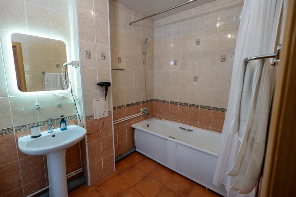 Квартира Квартира 3-местный "Семейный" с двуспальной кроватью и диваном — Ярославль