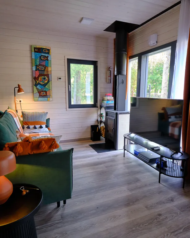 Коттедж Коттедж Hygge с камином — Тосно