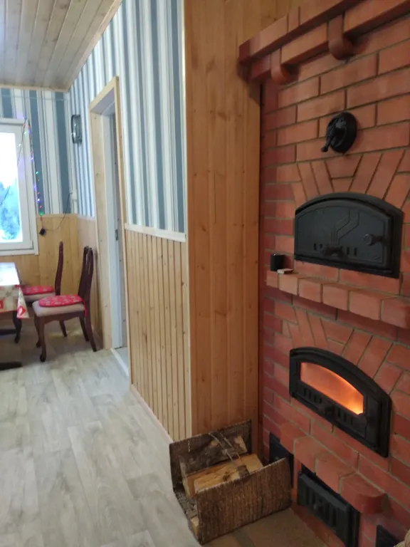 Дом в Карелии с печью-камином и видом на лес