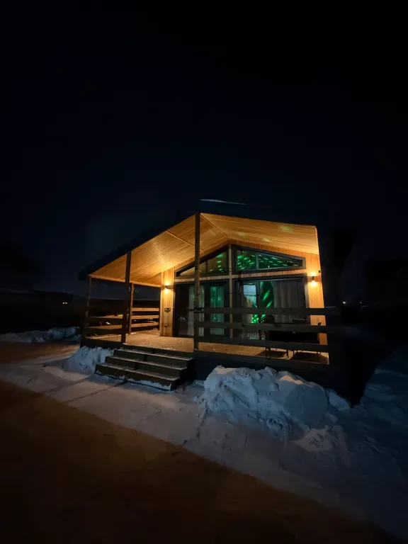 Дом с баней у реки