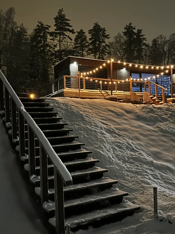 Коттедж Панорамный домик на склоне у Игоры — Орехово