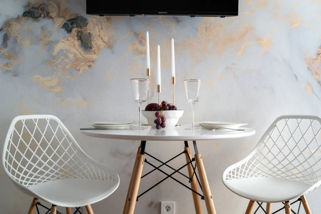 Стильная студия с видом на горы