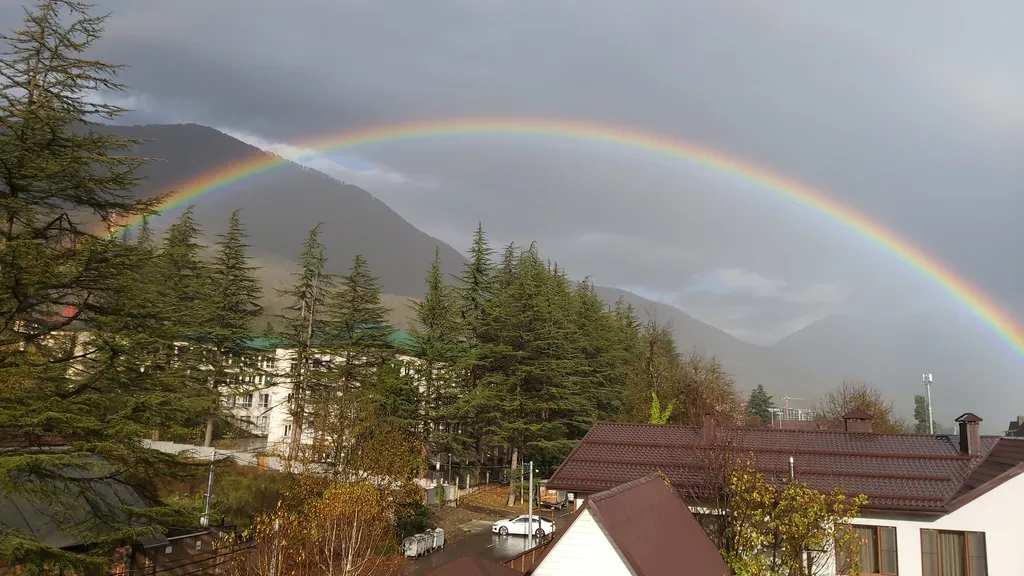 Студия с видом на Горы в центре