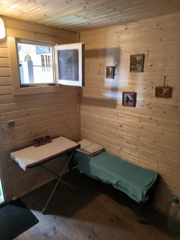 Дом-шалаш(один) с видом на лес