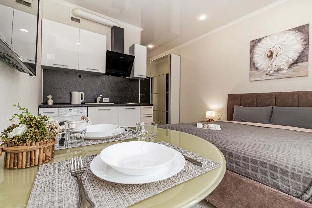 Квартира Квартира Уютная студия для 2 гостей — Краснодар