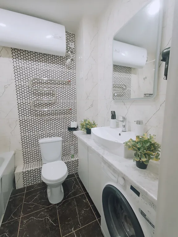 Современная квартира с огромной лоджией в новом доме