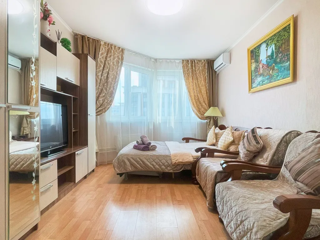 Чистая, светлая, уютная квартира с балконом