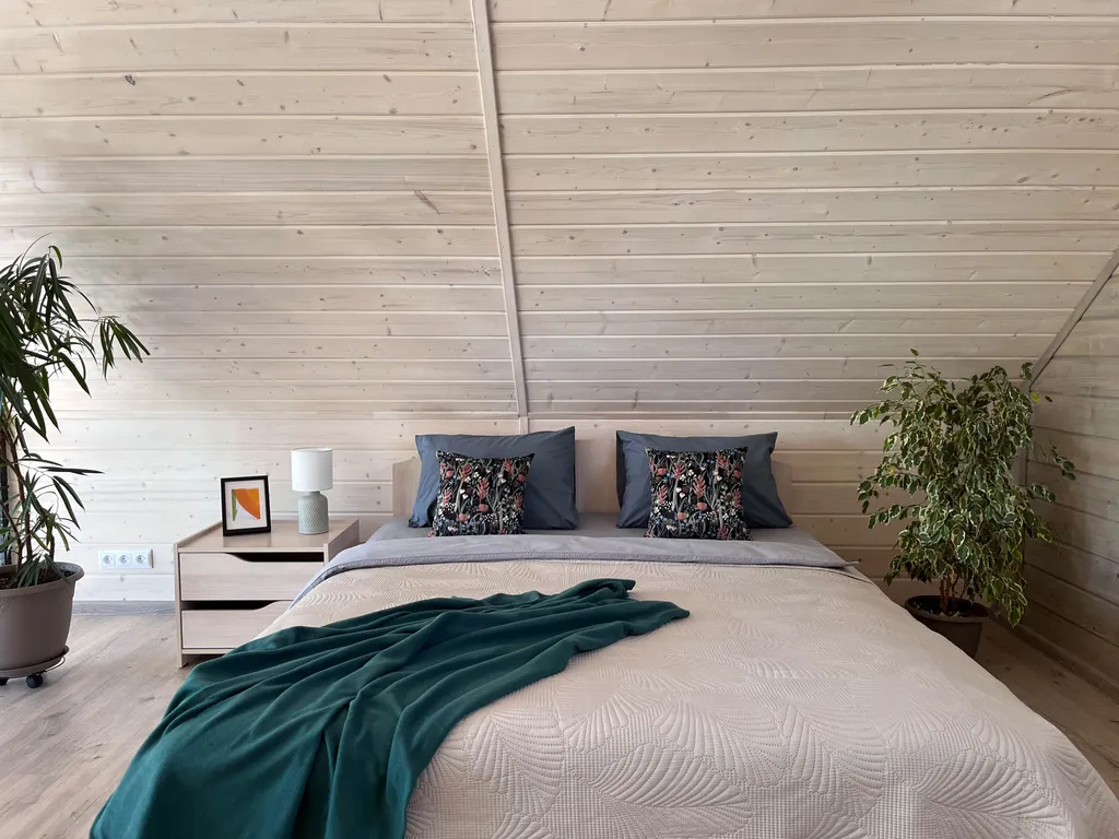 Дом отдыха барнхаус у Волги с баней и банным чаном