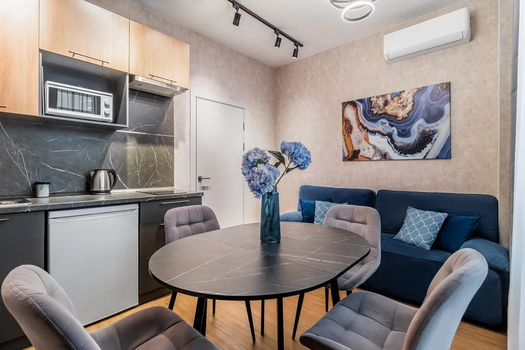 Апартамент с 2 спальнями и гостиной в центре