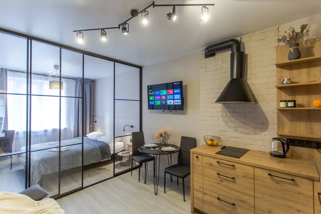 Шикарная студия с новым ремонтом