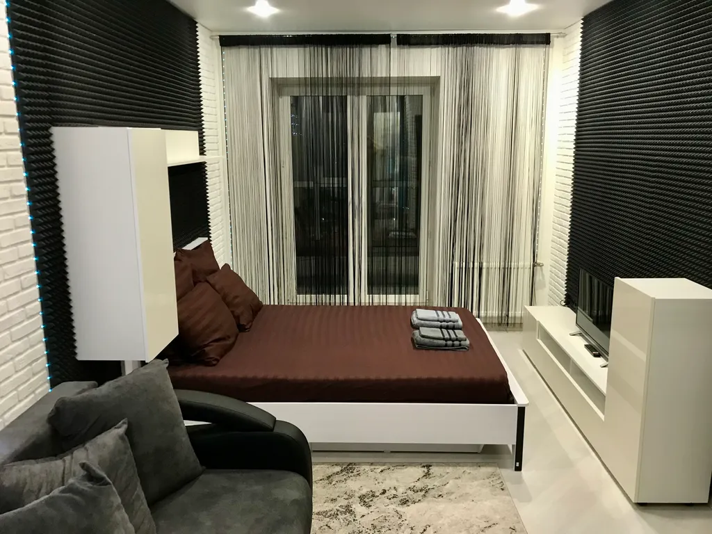 Квартира Уютная светлая однушка с панорамным видом рядом с Онкодиспансером — аренда посуточно в Рязань