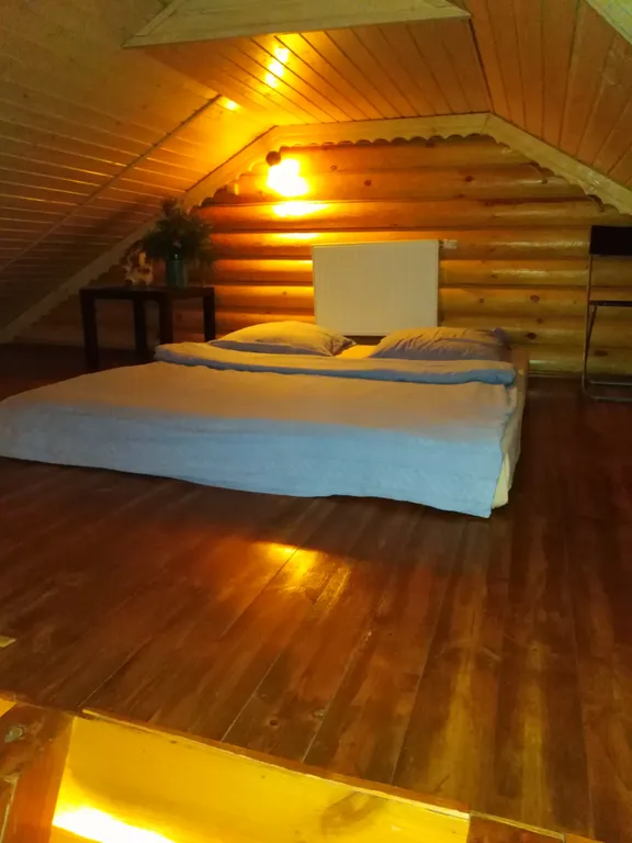 Дом - баня на берегу реки