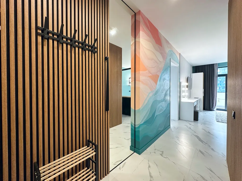 Арт квартира Жираф, 5 минут до моря