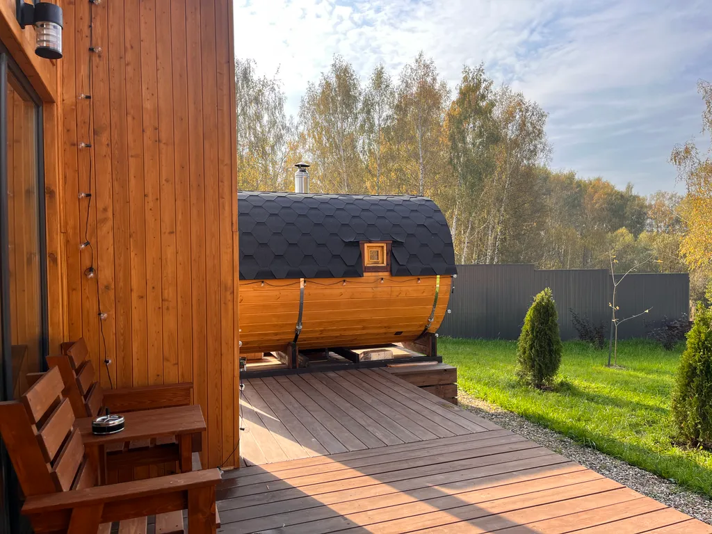 Дом с баней и купелью