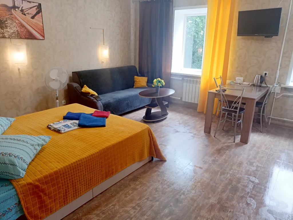 Уютная квартира студия рядом с рекой Волга — аренда посуточно в Тверь