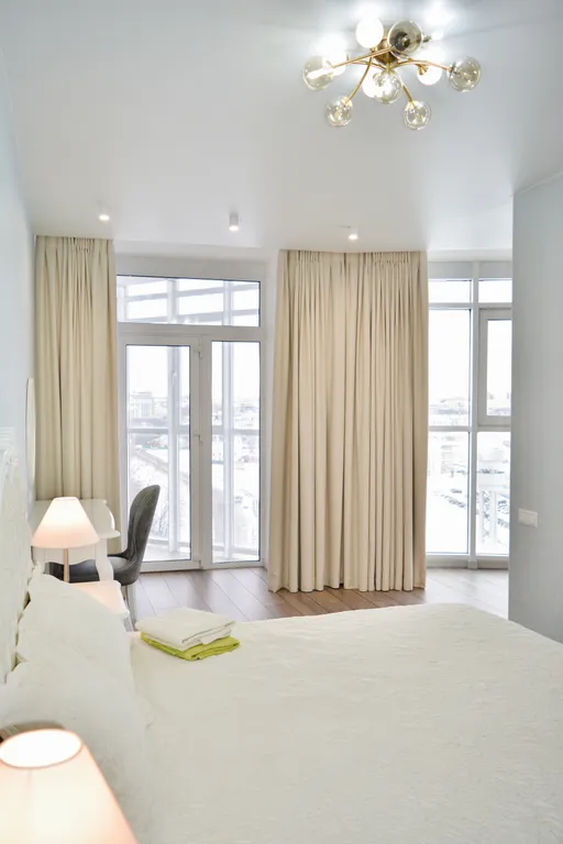 Элитная евродвушка с дизайнерским ремонтом на берегу реки Волга