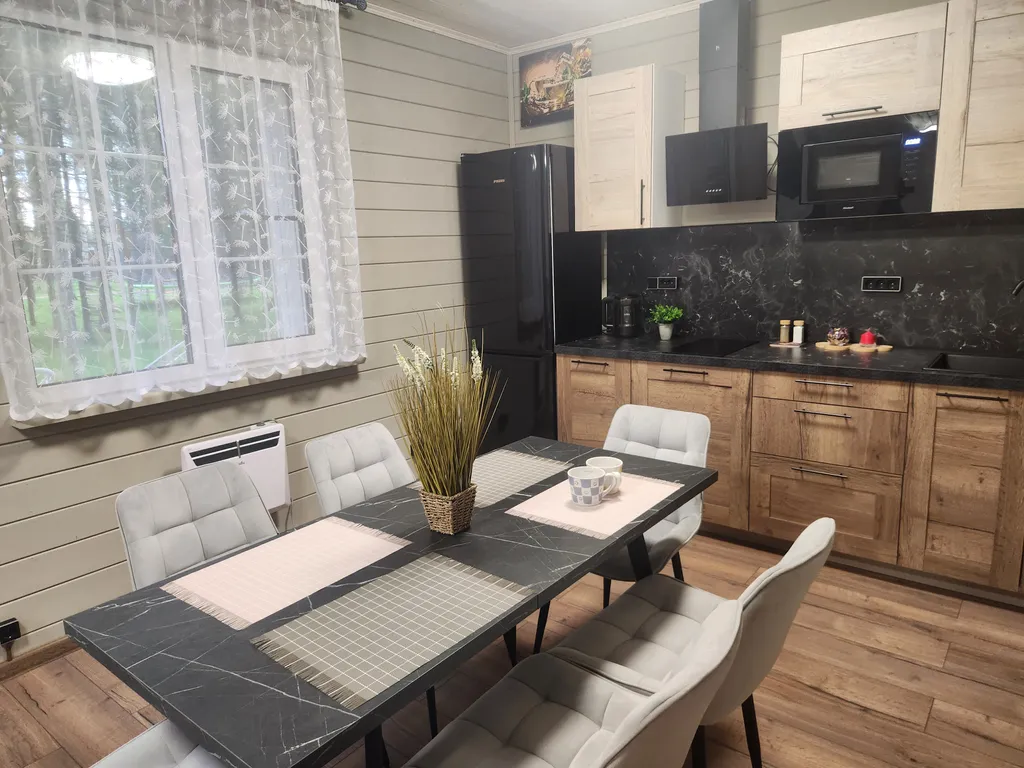 Коттедж в Forest house с сауной в лесу