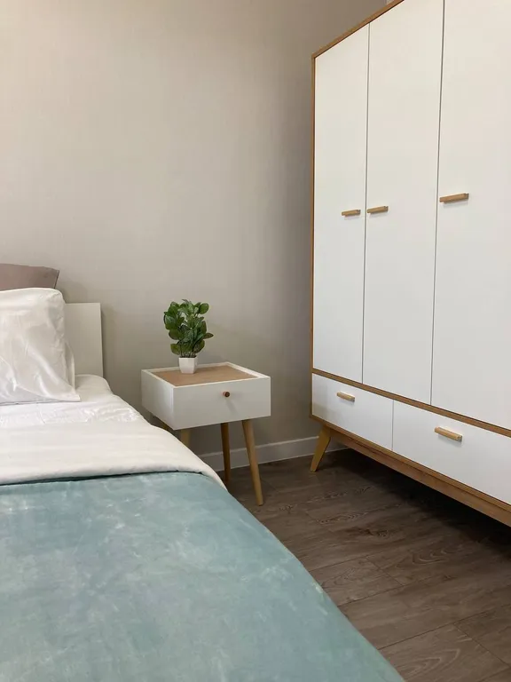 Квартира в новом доме с видом на бассейн и горы