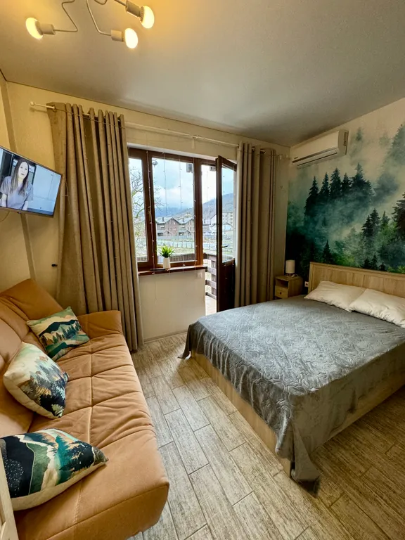 Квартира Уютная студия с балконом напротив ТЦ Горки город — аренда посуточно в Эсто-Садок