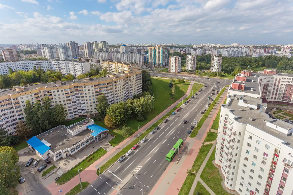 Квартира Квартира Апартамент с панорамным видом — Минск