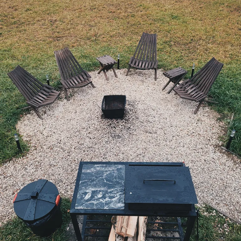 Уютный домик в стиле А-фрейм