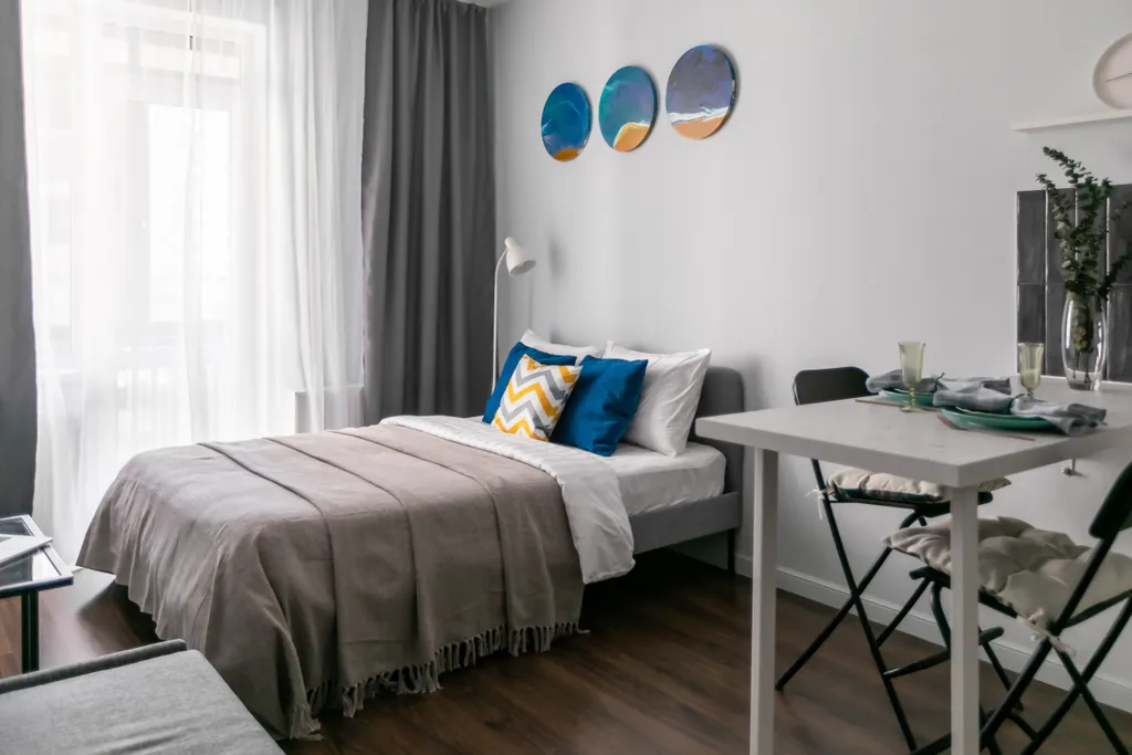 Квартира Квартира Уютная студия у парка победы — Санкт-Петербург