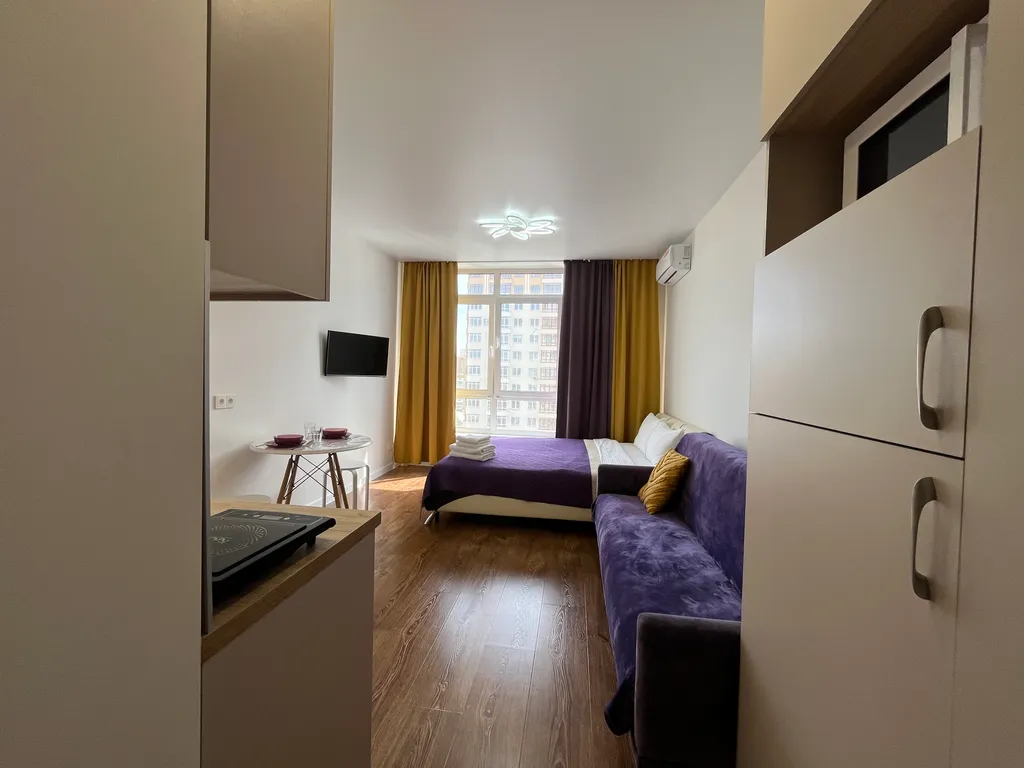 Студия УНИК АПАРТ рядом с Парком Ангелов и Цирком