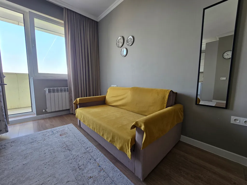 Квартира Уютная однокомнатная квартира студия в жк Палладиум с  видом на горы — Алматы