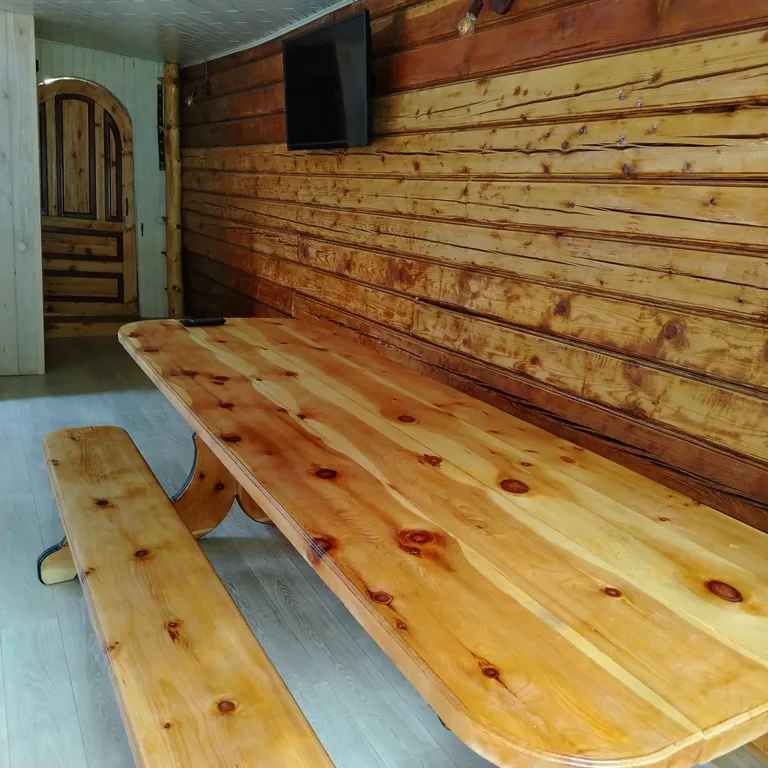 Глубинка Алтая, дом с камином на берегу реки