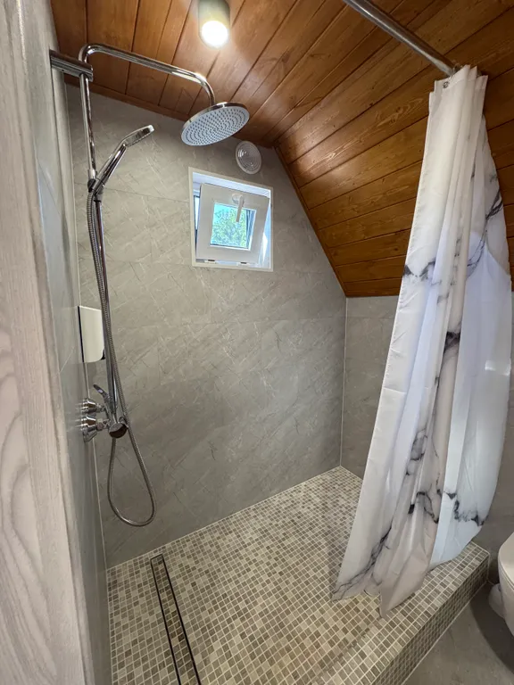 Дом Афрейм с банным чаном и баней у леса